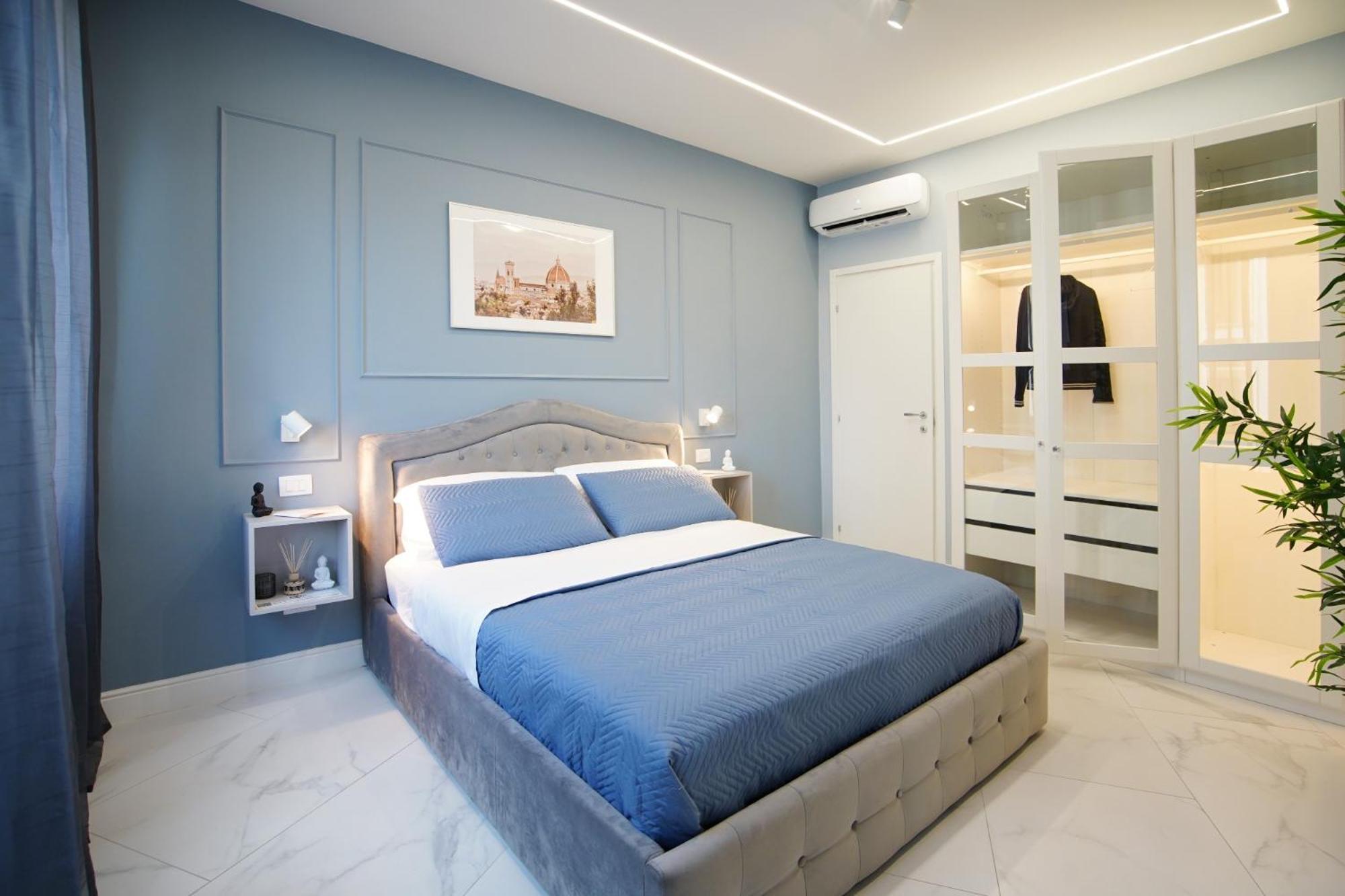 Apartment Sky Downtown Smn ,train Station,2 Letti,balcone Florence