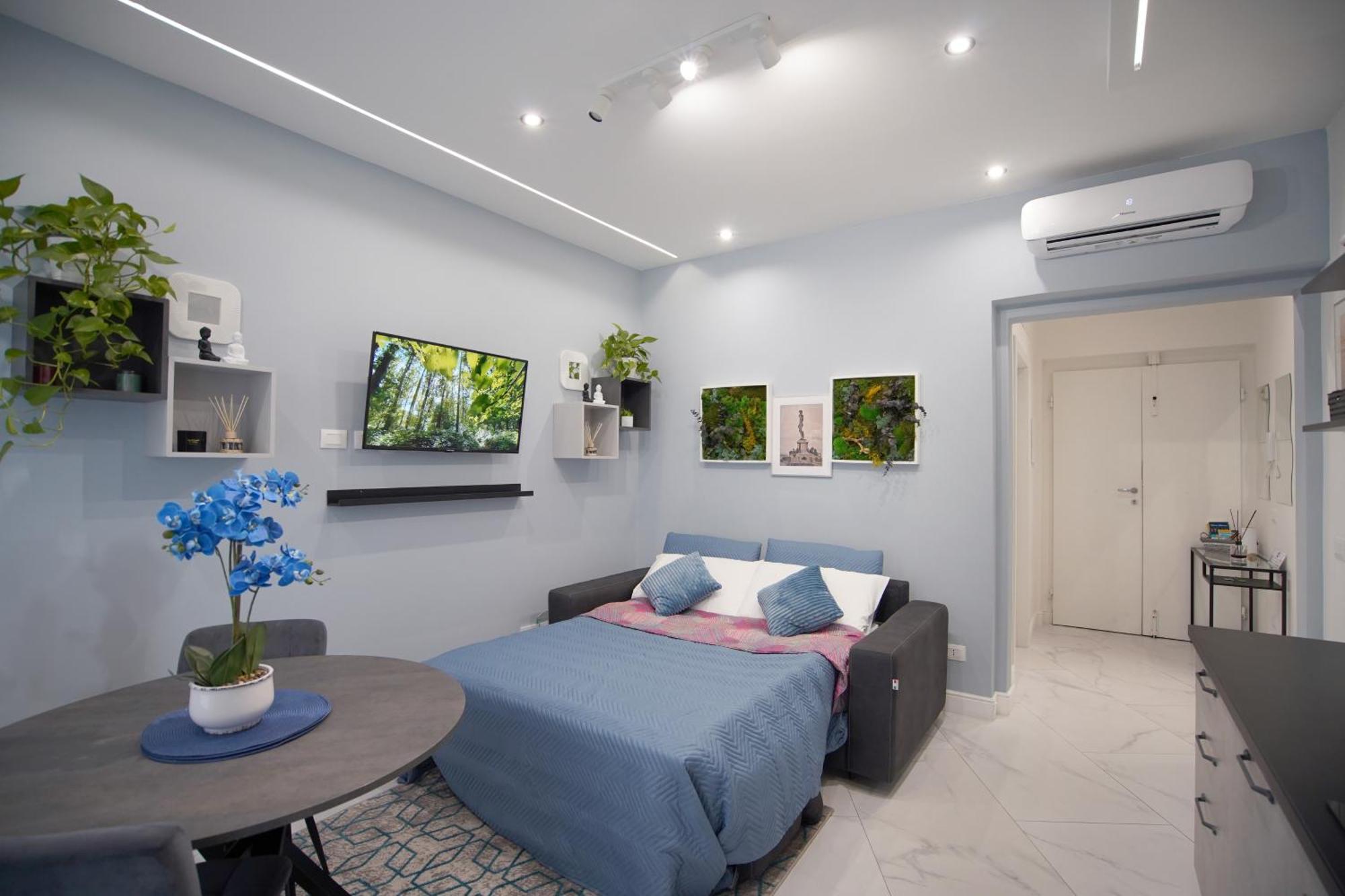 Sky Downtown Smn ,train Station,2 Letti,balcone Apartment *